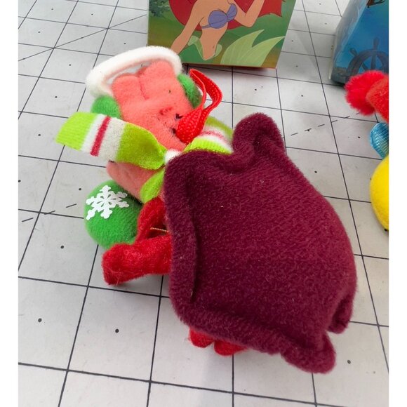 Vintage Little Mermaid Plush Ornaments Sebastian Flounder New NIB McDonald's '89 - Picture 4 of 6